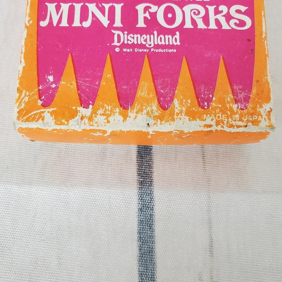 Vintage 60s Disneyland Mini Forks Bronze Plated Collectable - Picture 10 of 14